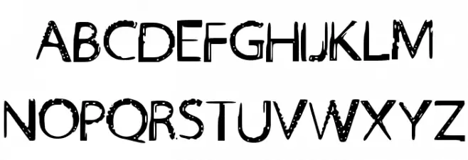 Boro Schriftart Groß