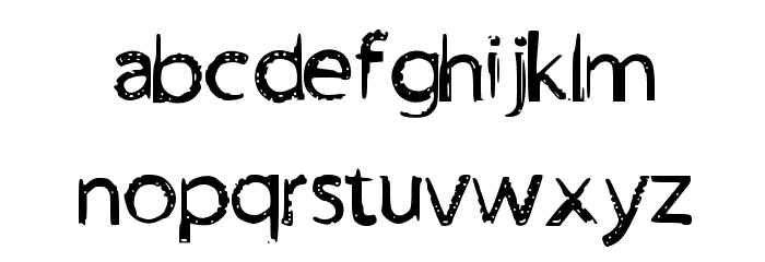Boro Font LOWERCASE