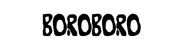 Boroboro  font caratteri gratis