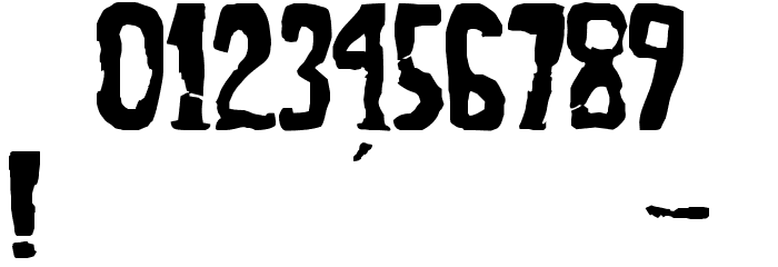 Boroboro Font OTHER CHARS