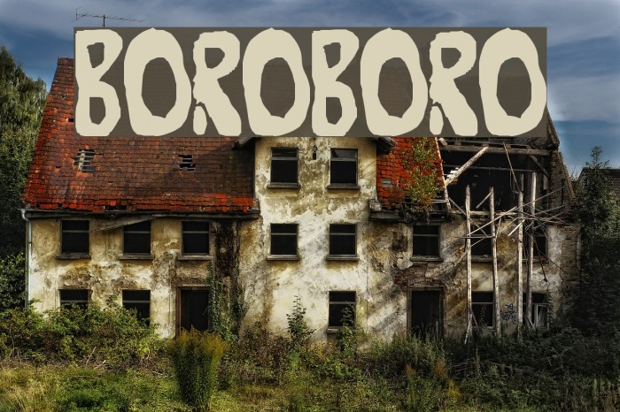 Boroboro Font examples