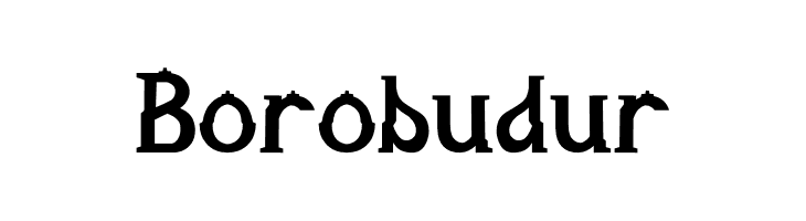 Borobudur  Free Fonts Download