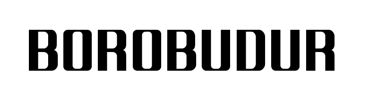 Borobudur  フリーフォントのダウンロード