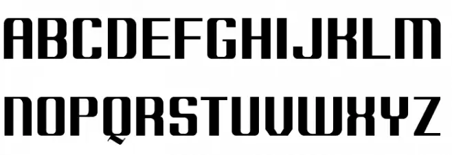 Borobudur Font UPPERCASE