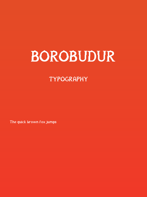 Borobudur Poster