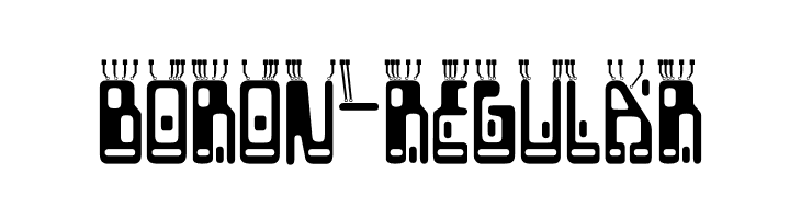Boron-Regular  Free Fonts Download