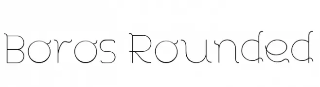 Boros Rounded  नि: शुल्क फ़ॉन्ट्स डाउनलोड