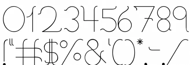 Boros Rounded Font OTHER CHARS