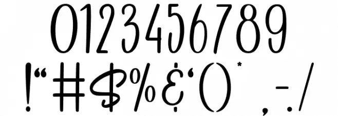 Borotian Emerald Font Alte caractere