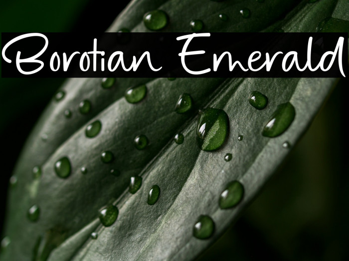Borotian Emerald Example 2