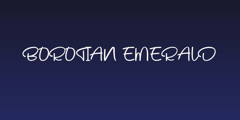 Borotian Emerald Social Header