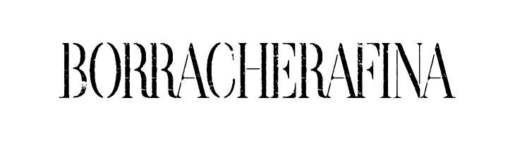 Borrachera Fina  font caratteri gratis