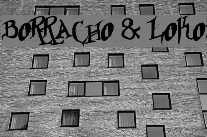 Borracho & Loko Font examples