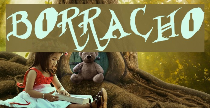 Borracho Font examples