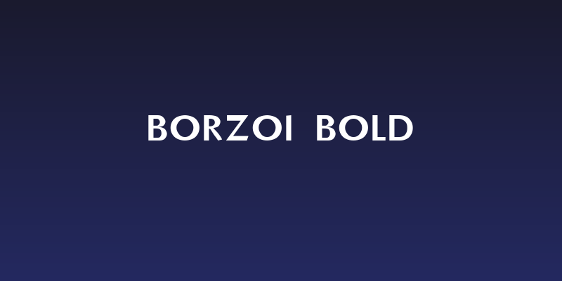 Borzoi Bold Social Header