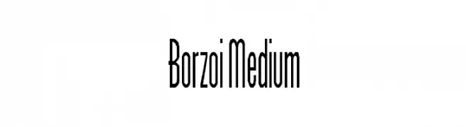 Borzoi Medium  لخطوط تنزيل