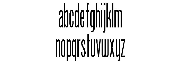 Borzoi Medium Font LOWERCASE