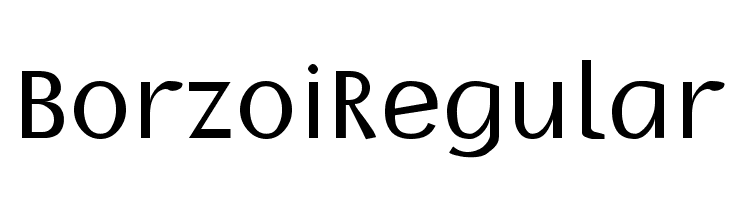 BorzoiRegular  Free Fonts Download