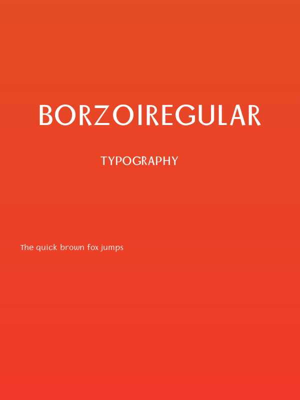BorzoiRegular Poster