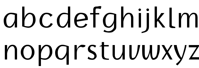 Borzoi Font LOWERCASE