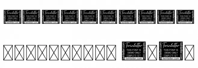 Bosan Personal Use Font OTHER CHARS