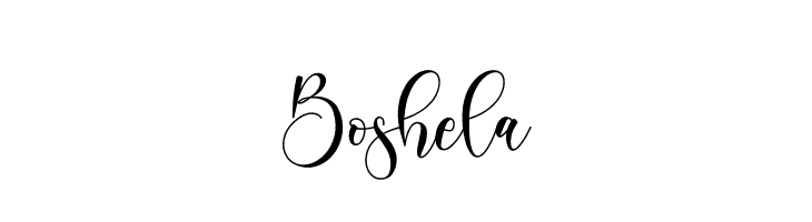 Boshela  Descarca Fonturi Gratis