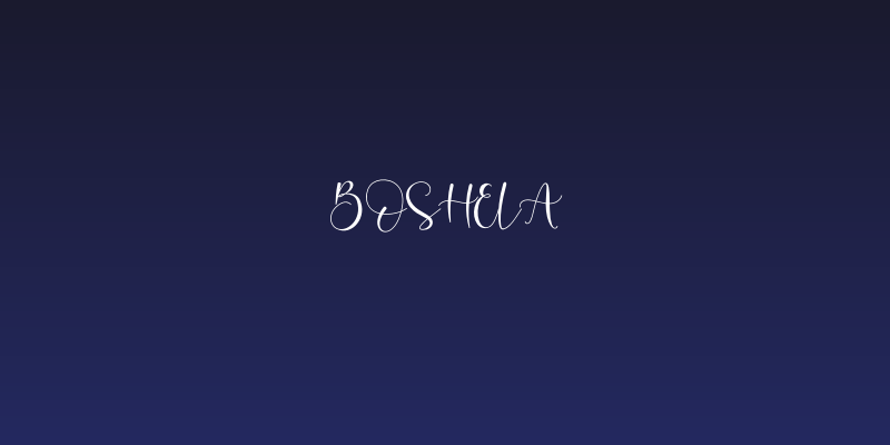 Boshela Social Header