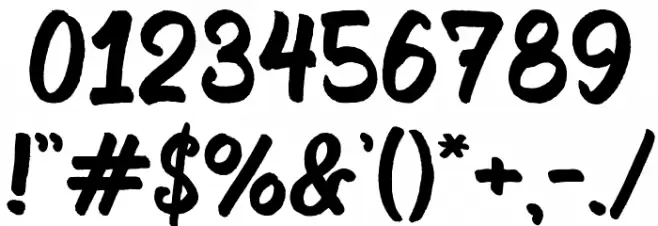 Bosk Font OTHER CHARS