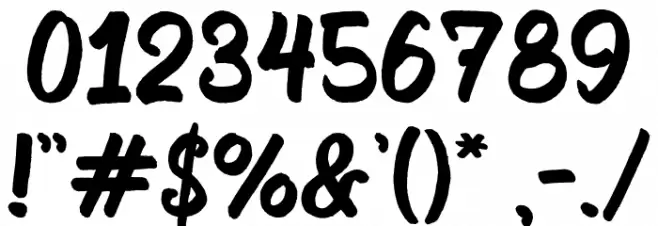 Bosk Font OTHER CHARS