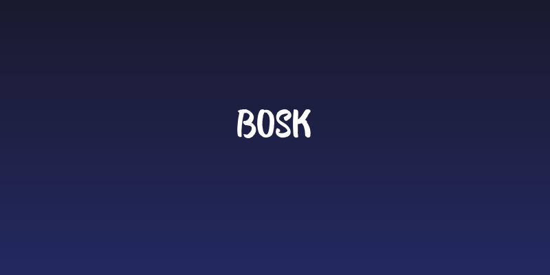 Bosk Social Header