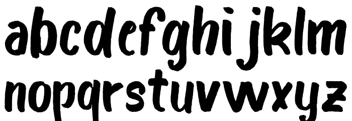 Bosk Font LOWERCASE