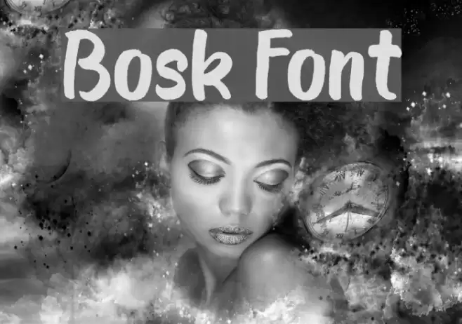 Bosk Font examples