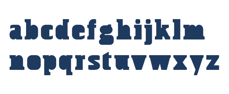 Bosko-Block Lowercase