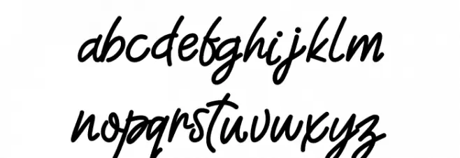 Bosmen Caratteri MINUSCOLO