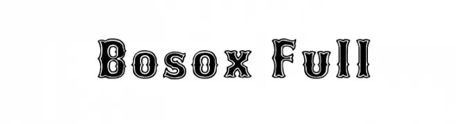 Bosox Full  Frei Schriftart Herunterladen