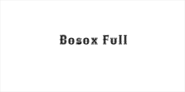 Bosox Full Logo