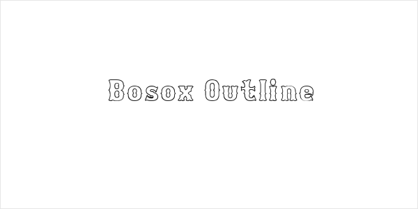 Bosox Outline Logo