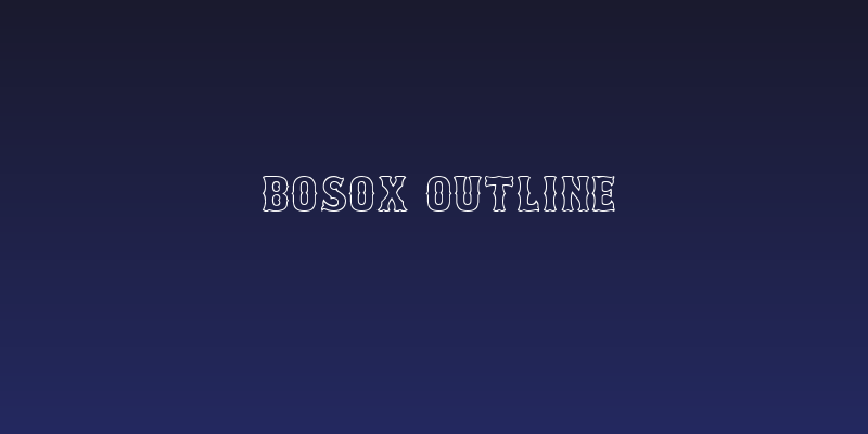 Bosox Outline Social Header