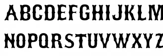 Bosox Revised Font UPPERCASE