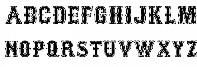 Bosox SemiBold Font Litere mari