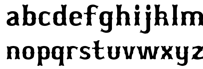 Bosox Font LOWERCASE