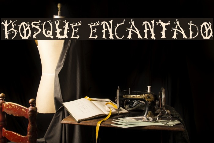 Bosque Encantado Font examples