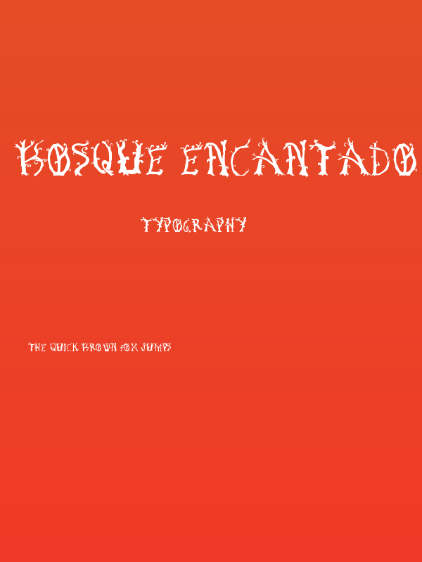 Bosque Encantado Poster