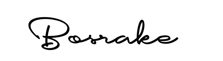 Bosrake  フリーフォントのダウンロード