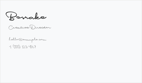 Bosrake Business Card