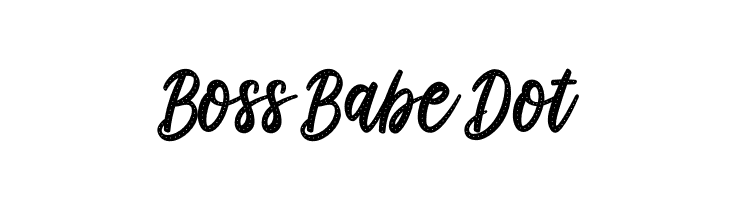 Boss Babe Dot  baixar fontes gratis