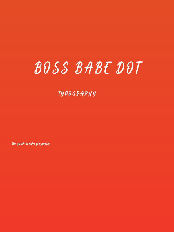 Boss Babe Dot Poster