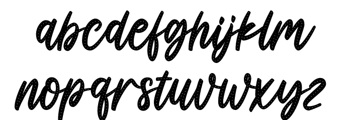 Boss Babe Dot Font LOWERCASE