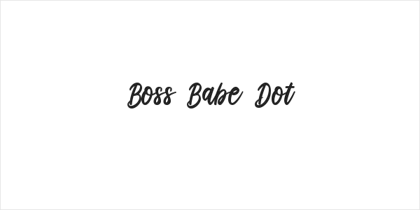 Boss Babe Dot Logo