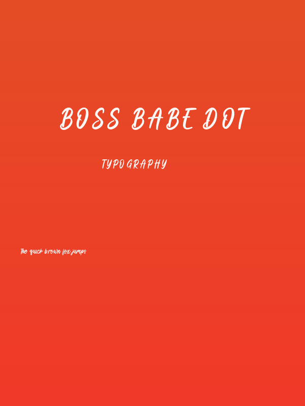 Boss Babe Dot Poster